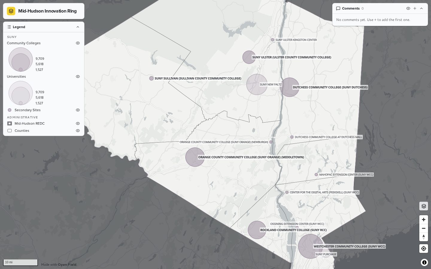 Mid-Hudson Innovation Ring map preview